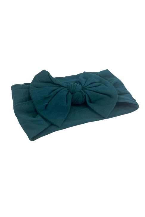 Baby Emerald Headwrap Bow