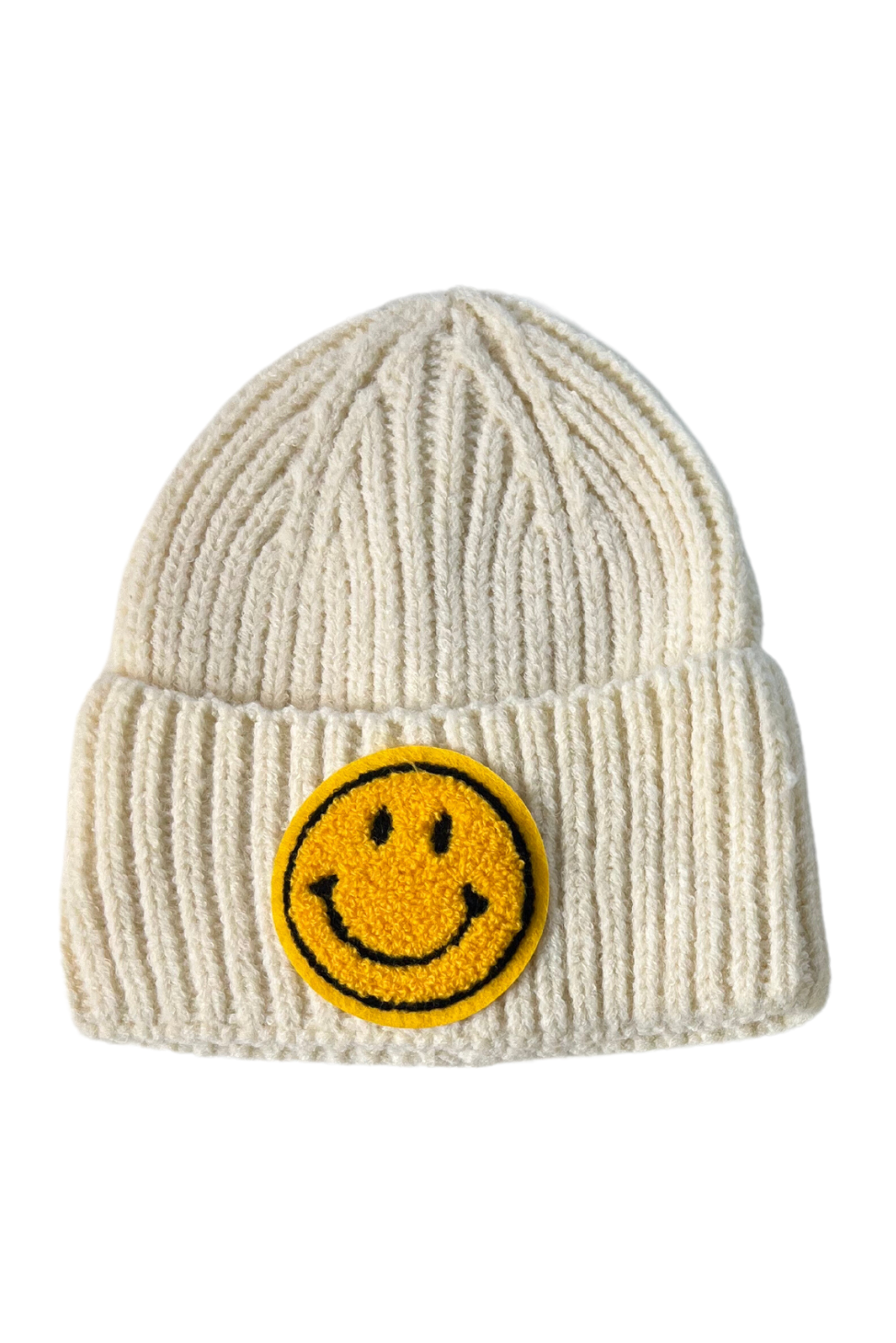 Smiley Face Knit Beanie